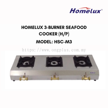 HOMELUX High Pressure Seafood Cooker 3 Burner HSC-M3