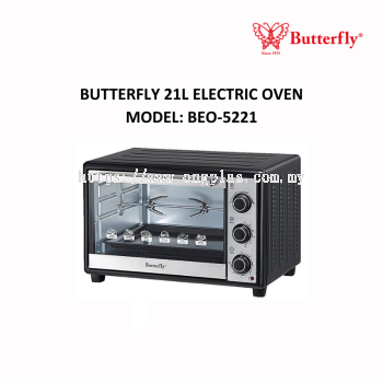 BUTTERFLY 21 Litre Electric Oven BEO-5221