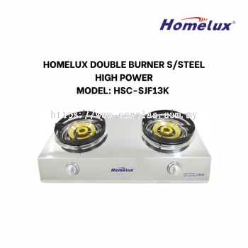 HOMELUX Double Burner S/Steel High Power HSC-SJF13K