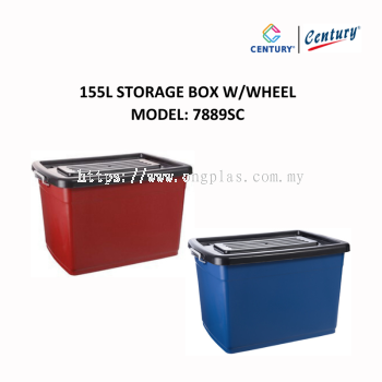 CENTURY 155L Storage Box W/Wheel 7889SC