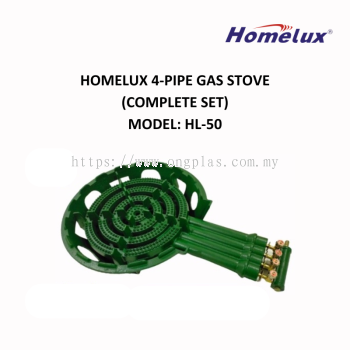 HOMELUX Low Pressure Gas Stove 4-Pipe Gas Stove HL-50