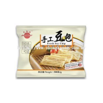 Everbest Vegetarian Fresh Soy Chip / 手工豆包 300G