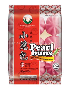 Figo Pearl buns Red Bean 红豆 小笼包 225G