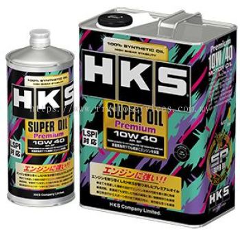  HKS SUPER OIL PREMIUM 10W40 API SP/ ILSAC GF-6A  - Rolling Right Sdn Bhd