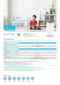 Breathe Pure with Daikin Streamer Air Purifier - MC30YVMM