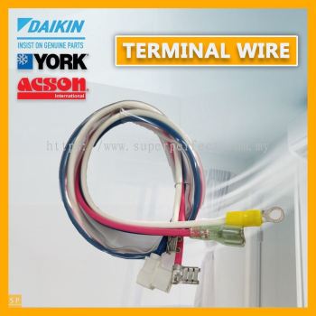 [Original] Daikin Aircond Compressor Terminal Wire / Harness Wire [Part No: R50139047225 / 3P549337-1] - Genuine Parts