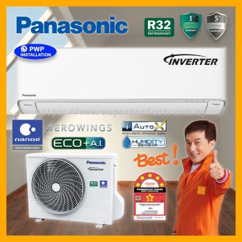 Panasonic 1.0HP-2.5HP R32 X-Premium Inverter Air Conditioner CS-XU Series Nanoe-X [CS-XU10XKH / CS-XU13XKH / CS-XU18XKH]