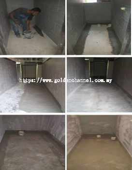 Cementation Waterproofing @ Toilet Area