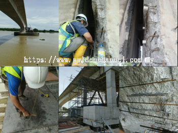 RECTIFICATION CRACK LINE @ P10 COLUMN JSY, TELUK INTAN