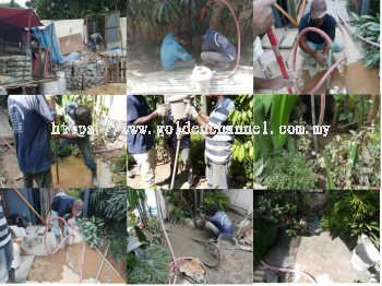 Soil Stabilization  Grouting Works @ Bungalow House, Taman Bukit Pantai