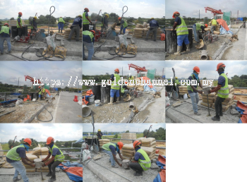 Soil Stabilization  Grouting Works @ LRT Putra Height