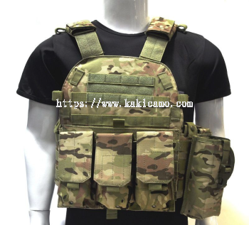 KakiCamo 6094 Vest with Pouches