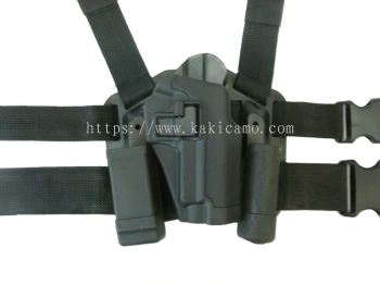 CQC Drop leg Tactical Holster w/Magazine & Light Case for P226