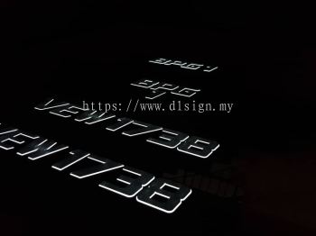  LED Car Plate