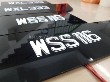  LED Car Plate