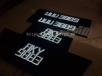  LED Car Plate