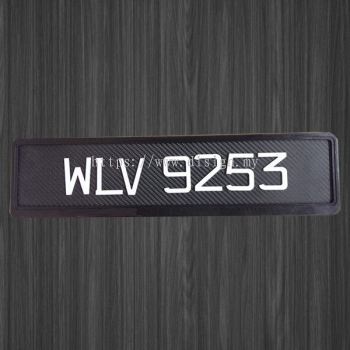  Carbon Car Plate