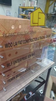 acrylic signboard