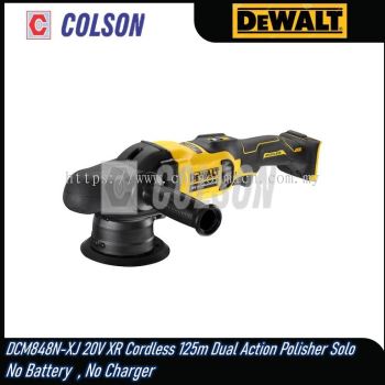 DEWALT DCM848N-XJ 20V XR Cordless 125m Dual Action Polisher Solo