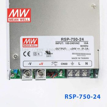 MEAN WELL RSP-750-24 Programmable High Power Enclosed PFC Power Supply Unit MEANWELL 750W TO 2000Watt 