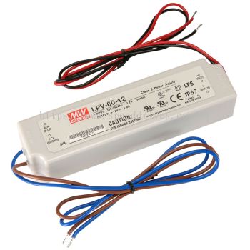 MEAN WELL LED Driver LPV-60-12 LPV-100-12 LPV-150-12 LPV-60-24 Constant Current IP67 Water Resistant Fully Encapsulated MEANWELL