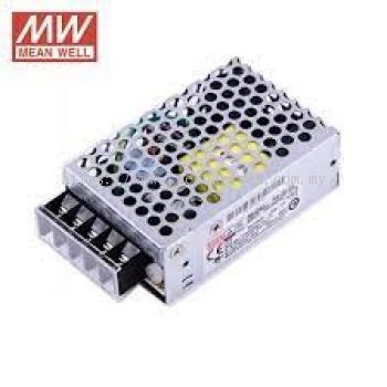 MEAN WELL Enclose G3 Series Single Output AC to DC Converter 25watt 24vdc RS 25-24 High Reliability Compact 3 Year Warranty