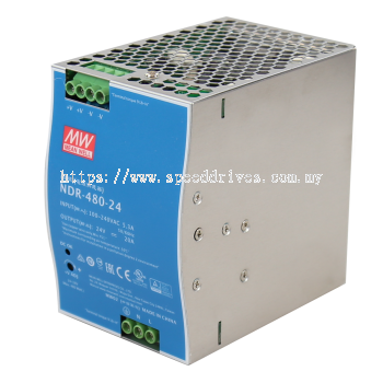 Mean Well Din Rail Power Supply Slim & Economical NDR-480-24 NDR-240-24 240-480W MeanWell EDR-75 EDR-120 EDR-150 HDR-60 HDR-30 HDR-15