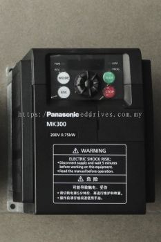 PANASONIC VSD MK300 INVERTER VFD 1PHASE 230VAV 0.75KW 1HP AC DRICESD