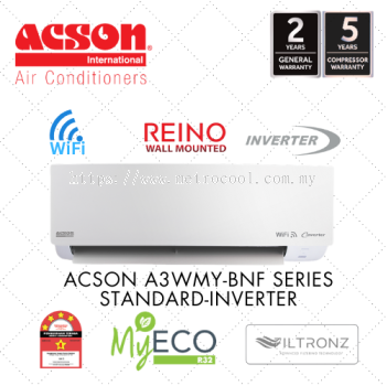 [NEW] Acson R32 Inverter A3WMY Series Air Cond