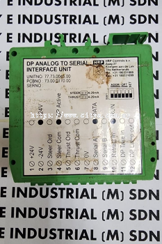 DP ANALOG TO SERIAL INTERFACE UNIT