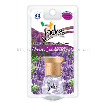 Jades Hanging Aromatic Perfume 12ml - Lavender (Air Freshener Car)