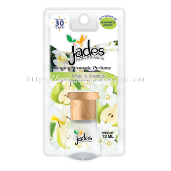 Jades Hanging Aromatic Perfume 12ml - Pear & Freesia (Air Freshener Car)