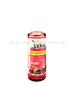 Jades Concentrated Liquid Perfume 80ml - Berry (Air Freshener Car)