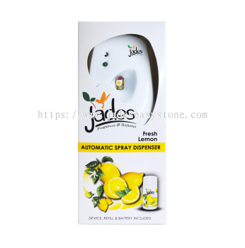 Jades Automatic Dispenser Set - Fresh Lemon (Air Freshener Room)