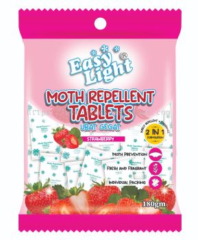 Easylight Moth Repellent Tablets 180gram - Strawberry (Moth Ball/Ubat Gegat)