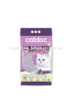 Catdoc Cat Litter 5L - Lavender