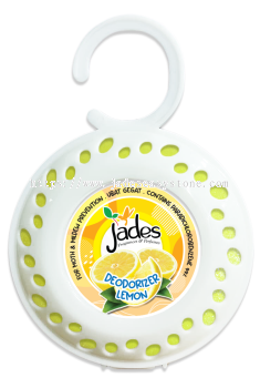 Jades Deodorizer 120gm - Lemon (Mothballs / Ubat Gegat)