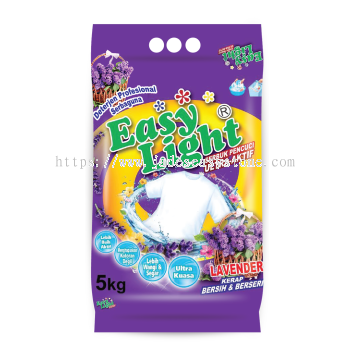 Easylight Detergent Powder 5kg - Lavender