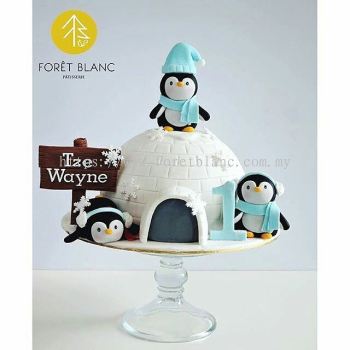 Igloo Penguin Cake