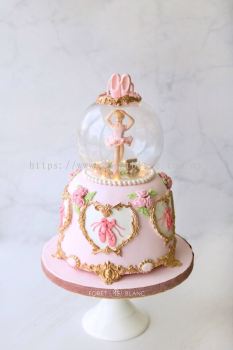 Lady Ballerina Globe Cake