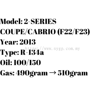 2-SERIES COUPECABRIO (F22/F23)