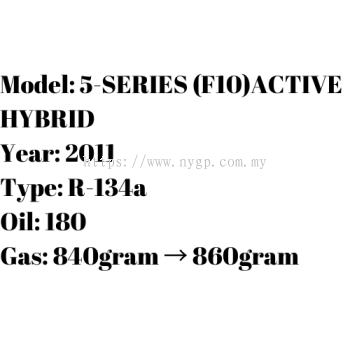 5-SERIES (F10)ACTIVE HYBRID