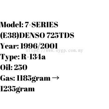 7-SERIES (E38)DENSO 725TDS