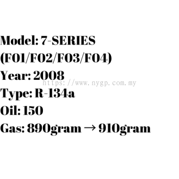 7-SERIES (F01/F02/F03/F04)