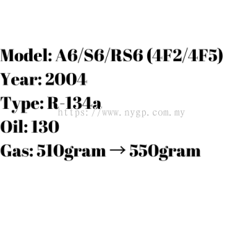 A6/S6/RS6 (4F2/4F5)