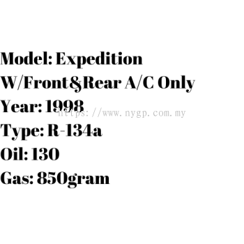 Expedition WFront&Rear AC Only (2)