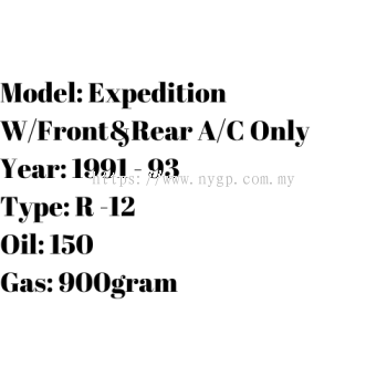 Expedition WFront&Rear AC Only (1)