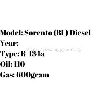 Sorento (BL) Diesel