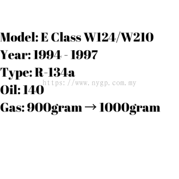 E Class W124/W210