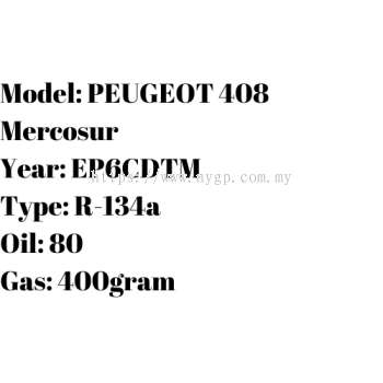 PEUGEOT 408 Mercosur 